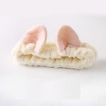 Bandeau Coréen 3D Chat Crème
